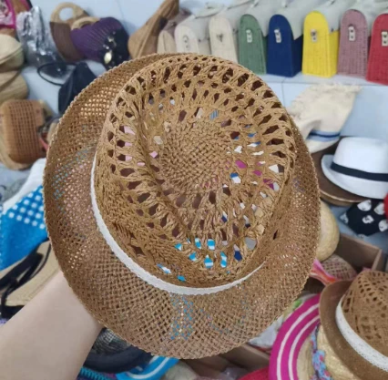 Topi Musim Panas Berongga Kertas Bernapas