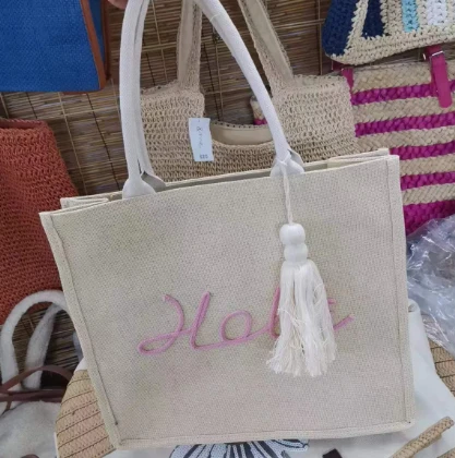 Tas Sekolah Anak Perempuan Tas Kado Kain Linen