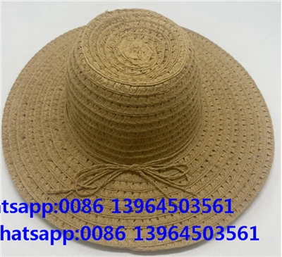 Topi Pantai Musim Panas Bertepi Lebar untuk Wanita