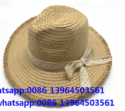 Topi Pantai Pita Renda Bertepi Besar
