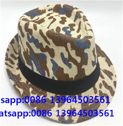Topi Fedora Pendek Spot Deco
