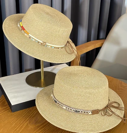 Topi Wanita Beidge Dengan Pita Yang Indah