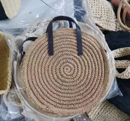 Tas Selempang Gadis Coklat Kecil Bulat