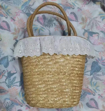Tas Tangan Wanita Gandum Alami Kecil
