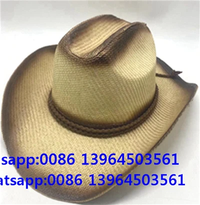 Topi Koboi Jerami Gaya Jazz Unisex