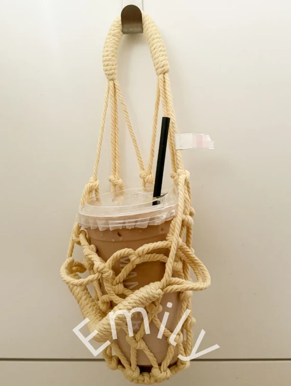 Tas tas tangan kapas kopi