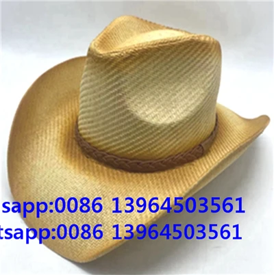 Topi Jerami untuk Pria Topi Koboi Kertas
