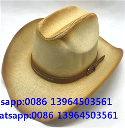 Topi Fedora Pria Memancing dengan Pelindung Matahari dari Jerami