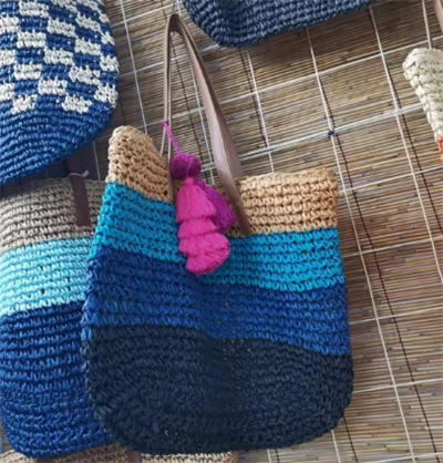 Tas Wanita Gadis Rajutan Jalan Gradien