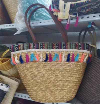 Jumbai jumbai gandum wanita tas jerami