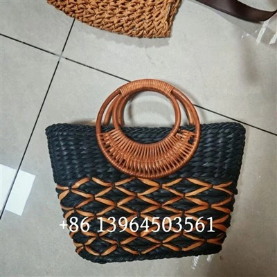 Tas belanja buatan tangan sekam jagung