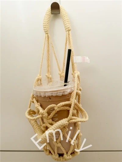 Tas tas tangan kapas kopi