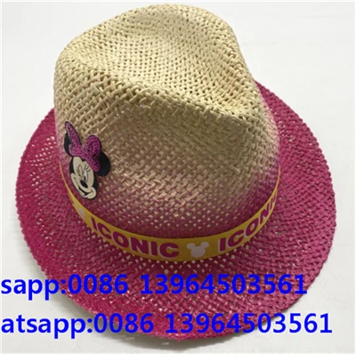 Mawar Red Straw Hollow Sun Hat