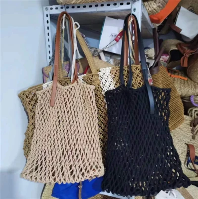 Tok Cotton Rope Hollow Women Beach Bag