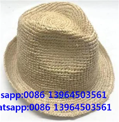 Topi Fedora Lembut dari Kain Rajutan Tangan