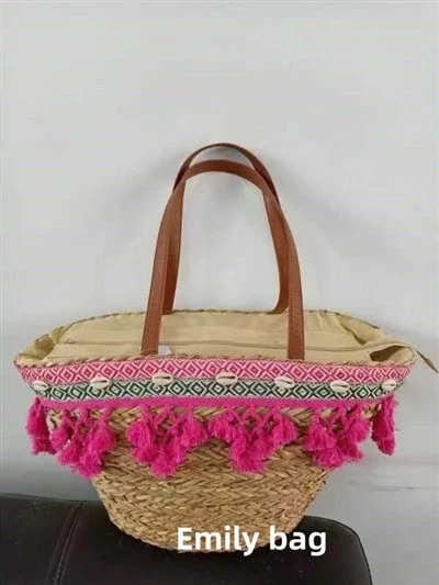 Tas jerami buatan tangan