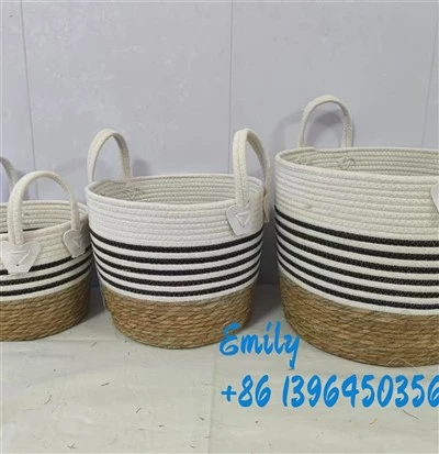 Keranjang nampan dekoratif alami