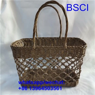 Tas pantai anyaman plastik