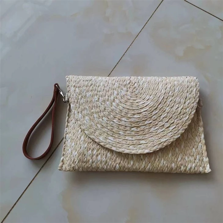 Tas kopling kepang jalinan wanita
