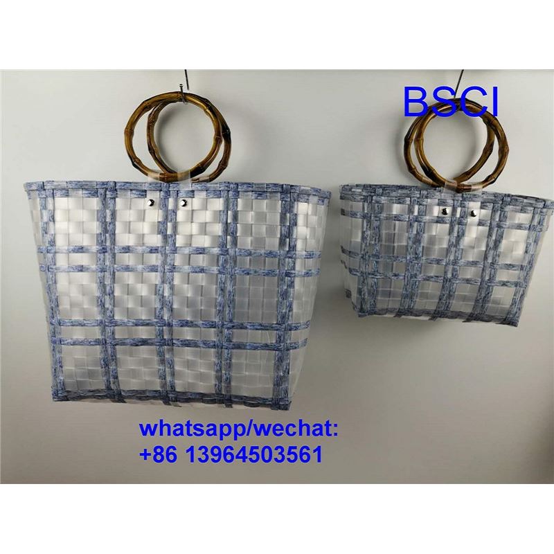 Tas Keranjang Plastik Anyaman